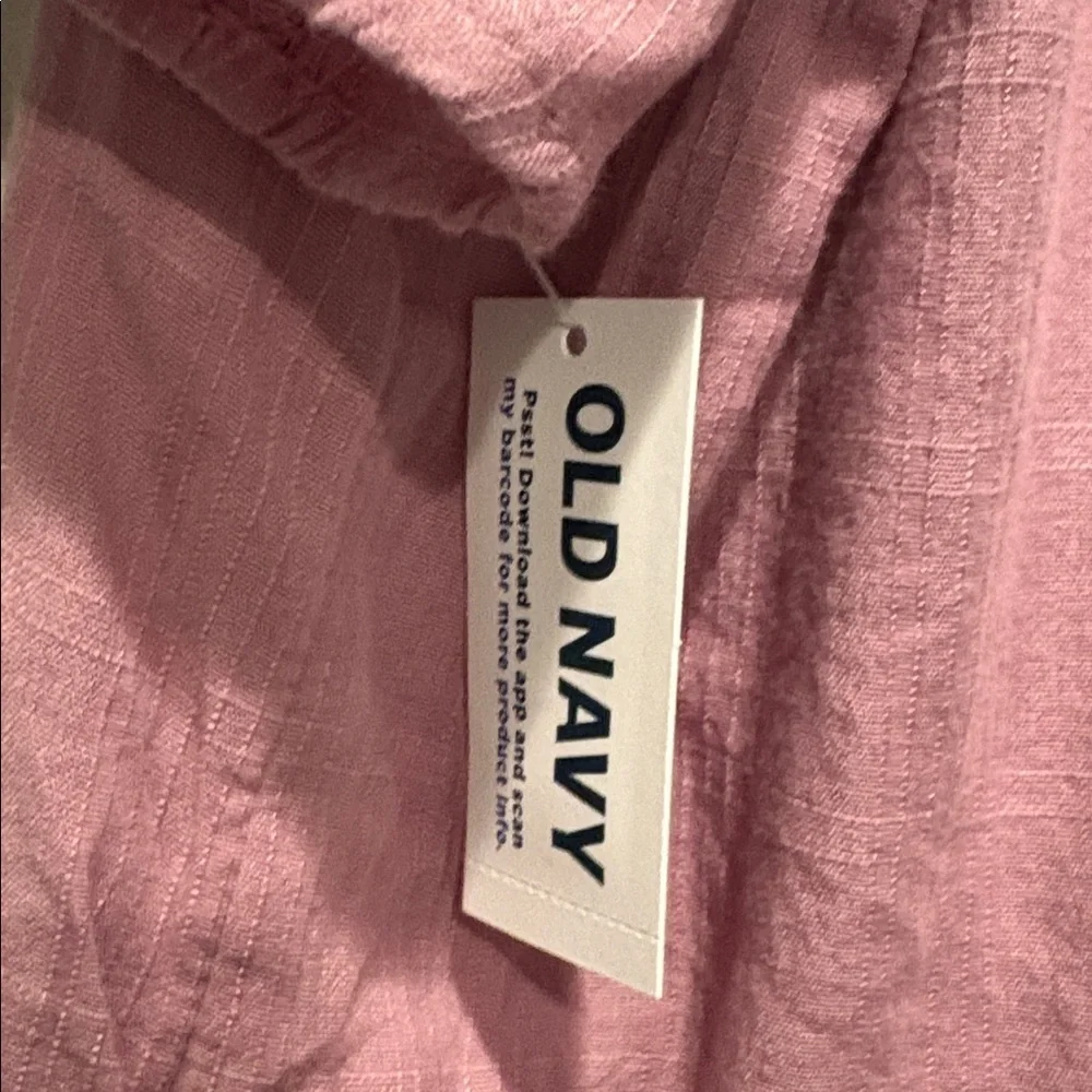 Old Navy - NWT! Women's Flutter Sleeve Dobby Top - Blouse. Size XL. Pink/Maeve - Picture 8 of 14